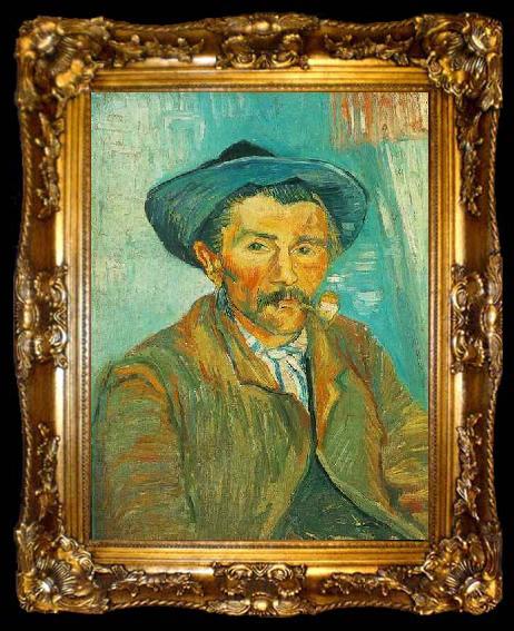 framed  Vincent Van Gogh The Smoker, ta009-2